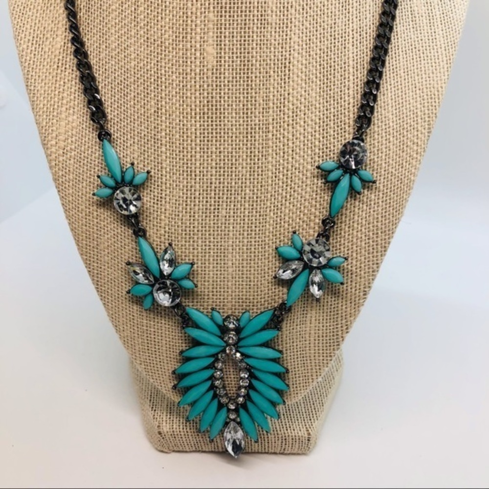 Turquoise statement necklace